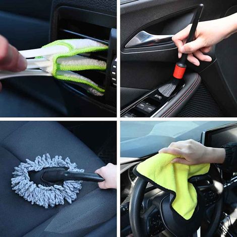 Juego de Cepillos de Limpieza para Coche 13 piezas Multicolor (1/5)