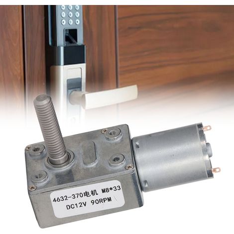 4632-370 DC12V 90RPM Schneckengetriebe-Gleichstrommotor mit M833mm Gewinde. (1/5)
