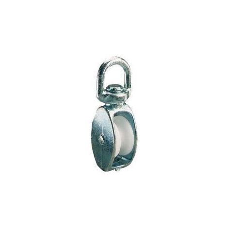 Polea galvanizado para cuerda Ø b. 8,0mm