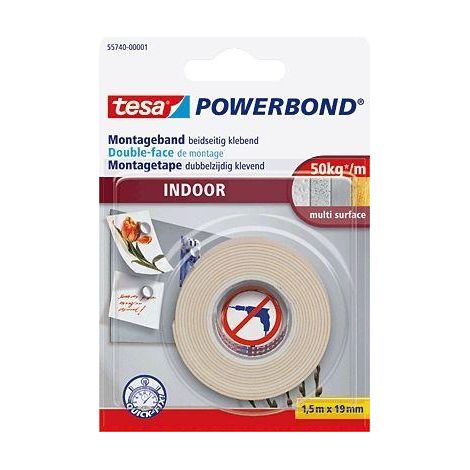 Klebeband tesa Powerbond INDOOR transparent 19 mm