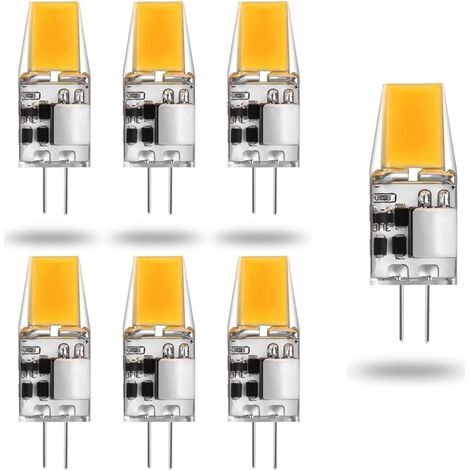 G4 5W 41mm LED-Lampe – 12V, Warmweiß 3000K, entspricht einer 50W Halogenlampe, 6er-Pack, Beleuchtung