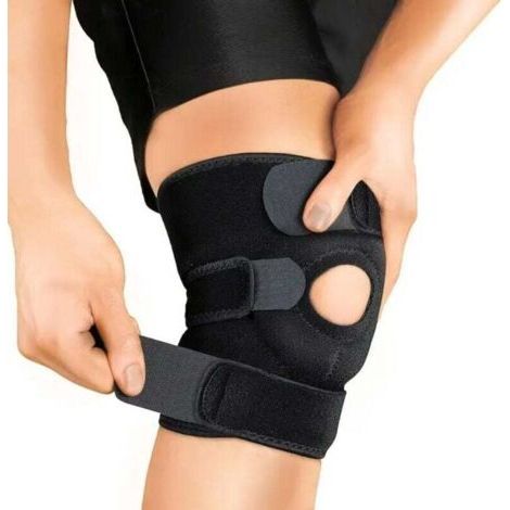 1 PAIR Orthopedic Knee Pad Knee Brace Support Joint Pain Relief Patella Protector Adjustable Sport Kneepad Guard Meniscus Ligament (1 Pair) (1/4)