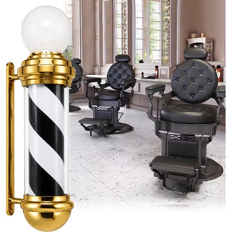 Lampada a LED da soffitto a colonna per barbiere, insegna pubblicitaria per salone di bellezza, 81,5 cm (1/4)