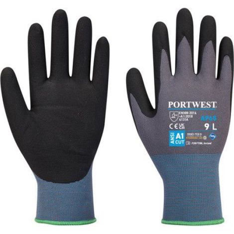 Gant NPR Pro Mousse Nitrile - - Noir/Gris - Taille S (1/4)