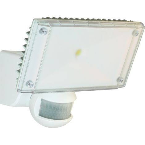 Projecteur LED Extérieur 13W avec Détecteur de Mouvement Mural IP55 Blanc Vemer VE767200