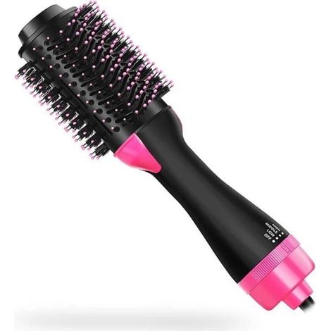 Brosse Soufflante,1000W Brosse Lissante, Brosse Sèche-Cheveux Multifonctionnel,Les Cheveux Volumisant, Peigne À Air Chaud 3 [216] (1/4)