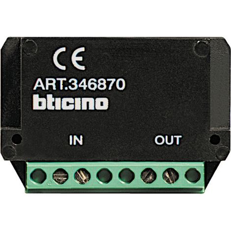 Amplificateur vidéo pour les installations BUS 2 fils BTICINO 346870