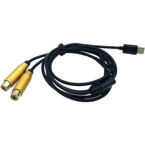 Câble adaptateur RCA femelle vers C pour la conversion et la connexion de signaux AV (1/5)