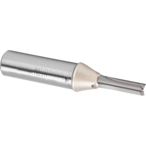 Fraise à 3 dents, queue droite 1/2", carbure, accessoires pour machines-outils CNC (1/5)