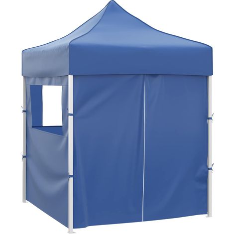 Tente de fête Bleu 200 x 200 x 315 cm Tissu Oxford (1/5)