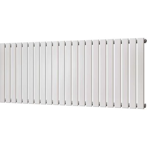 Typhoon - White Horizontal Radiator H600mm x W1496mm Single Panel (1/3)