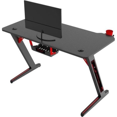 Bureau de jeu BERSERKER B120 Nero / Rosso - (B120-BK-RED)