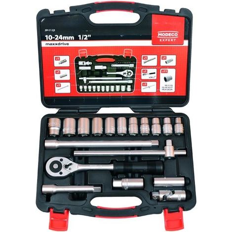 Modeco Kit di chiavi a bussole MaxxDrive 18 pezzi