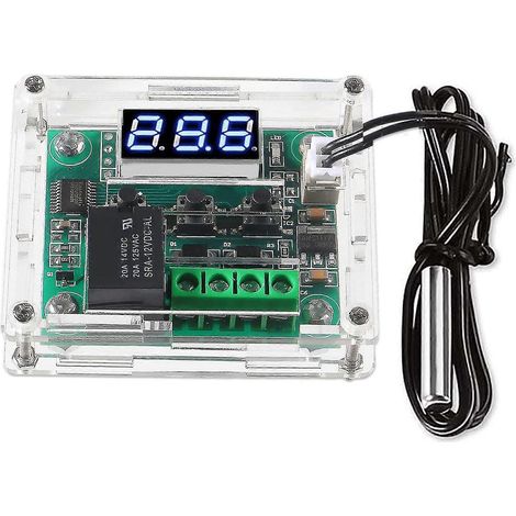 Thermostat numérique W1209 12V DC -50°C à 110°C, module de régulation de température, boîtier 1 pièce (1/5)