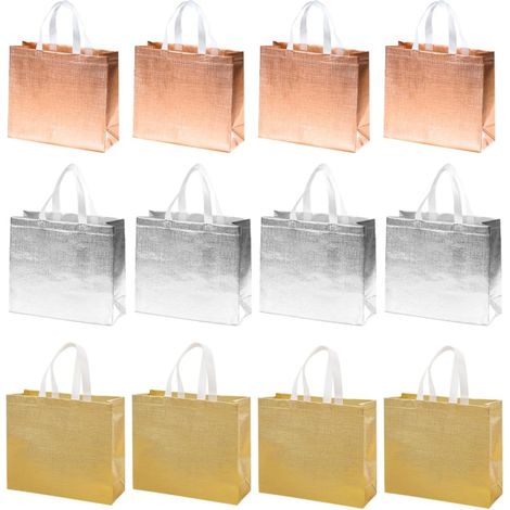 wiederverwendbare Geschenktüten mehrfarbig Vliestaschen mit