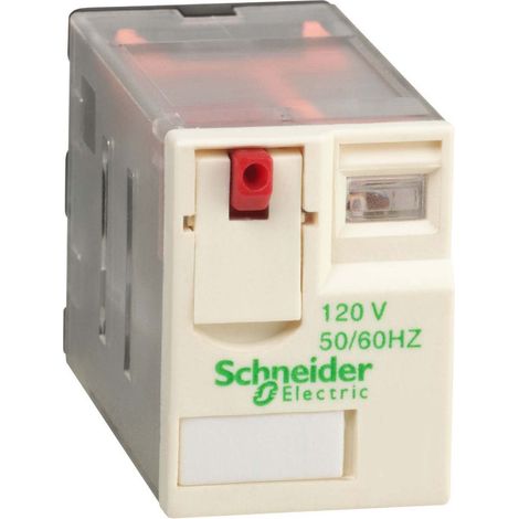 HARMONY RXM - RELAIS MINIATURE - EMBROCH - TEST - 4OF BAS NIV - 3A - 120VAC SCHNEIDER ELECTRIC RXM4GB1F7