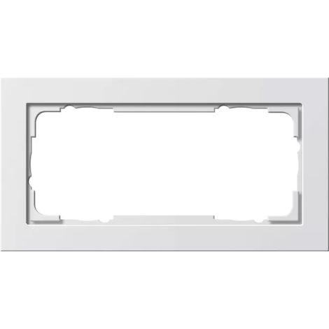 Gira Abdeckrahmen 2f o.M. Gira E2 Reinweiß m 100222 (1/2)