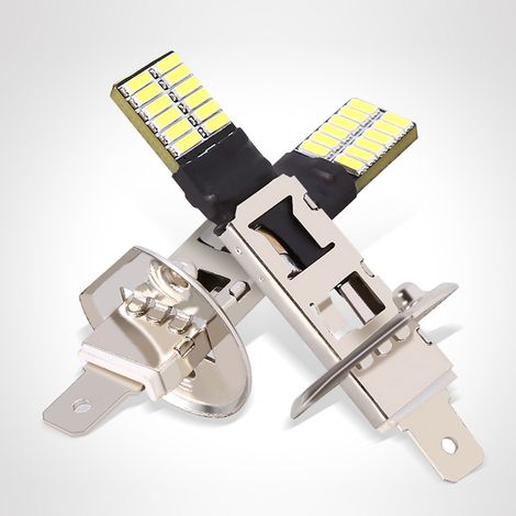 Phare antibrouillard haute luminosité 24-SMD H1 6500K (1 unité à vendre) (1/4)