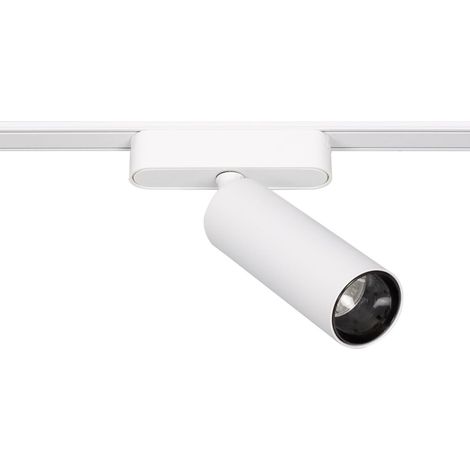 Faretto LED Binario Magnetico Monofase 25mm Super Slim 15W 48V CRI90 Bianco (UGR16) Bianco Caldo 2700K (1/4)