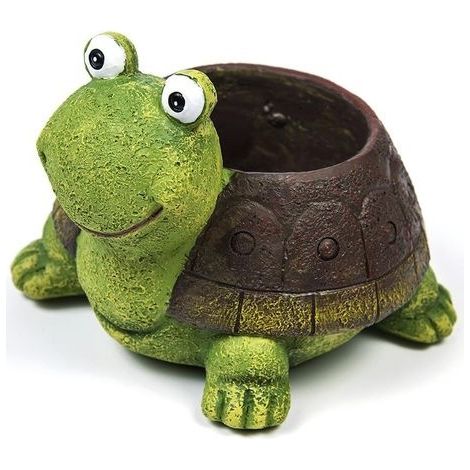 Pots de Plantes, Animal Mignon en Forme de Dessin animé succulentes Vase Pots de Fleurs, récipient, décoration Pots de jardinière, Bureau Mini Ornement (Tortue) (1/4)