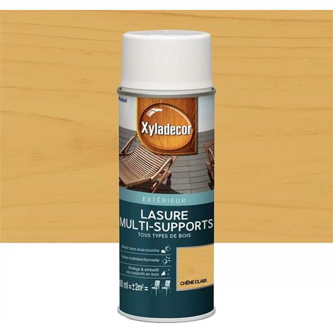 Lasure Xyladécor Multi-supports aérosol Chêne clair 0,4 L (1/3)