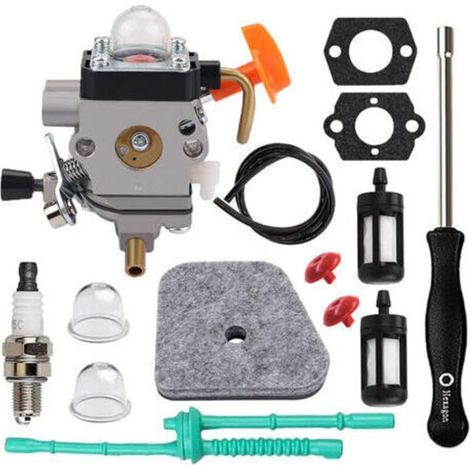 Carburateur C1Q-S174 - Pour Débroussailleuse Stihl FS87 FS90 FS100 FS110R - Taille-haie HT100 HT101 - Moteur Kombi KM90 KM110R - 1 Pièce (1/5)