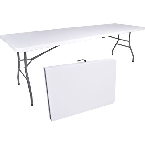 Tavolo da catering Impro pieghevole in valigia, 240 cm, bianco (1/5)
