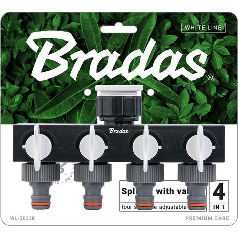 Répartiteur 4 voies à vannes 1″ vers 3/4″ Bradas WL-3033K