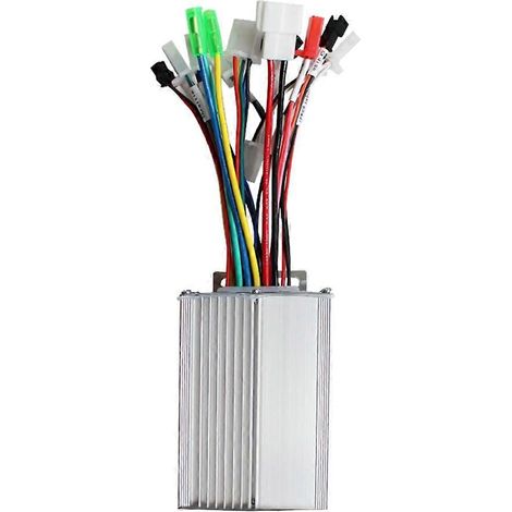 Contrôleur de vitesse pour vélo électrique, régulateur de vitesse pour moteur CC sans balais 24 V/36 V/48 V, module d'entraînement haute puissance 350 W (1/5)