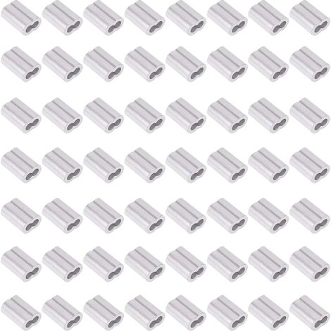Lot de 200 manchons à sertir en aluminium de 1,5 mm pour câble métallique et câble ou toute autre chose nécessitant un câble solide (1/5)