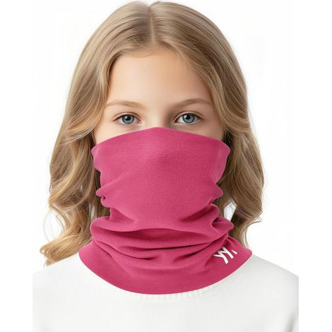 Schlauchschal Kinder, warm & winddicht, für Jungen & Mädchen, Magenta (1/5)