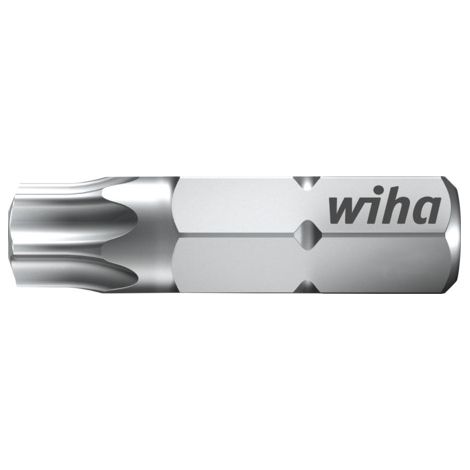 Wiha Bit Standard de 25 mm TORX® de 1/4" C6,3 T40 (01722)