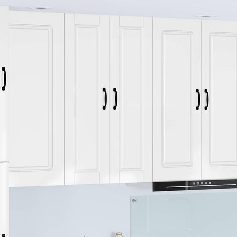 vidaXL Meuble mural PORTO Blanc brillant 30 x 31 x 100 cm (1/5)