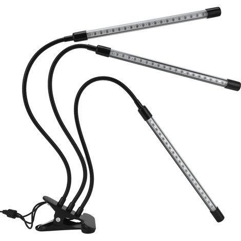 Pflanzenlampe für den Innenbereich, 5V USB-betrieben, verstellbarer Schwanenhals, Timer, Gartenlampe (1/5)