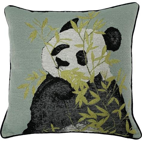 Coussin Garni de Plumes Oreiller Vert, 45 x 45 cm (1/2)