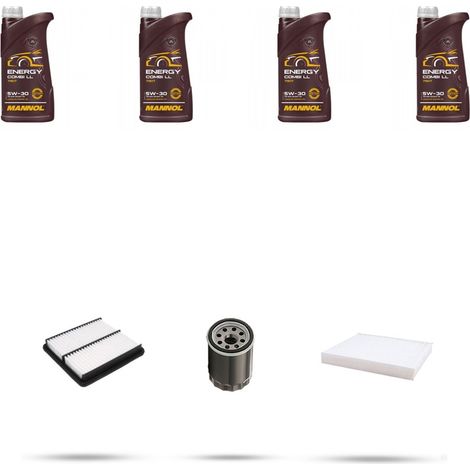 Kit tagliando 3 FILTRI e 4L OLIO compatibile con Suzuki Sx4 1.6 GPL 79kw Dal 2006 (1/4)