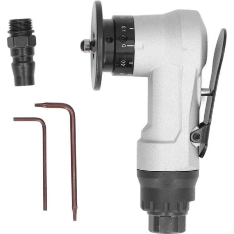 Pneumatic Chamfering Machine Deburring Tool 30000 RPM, Handheld Linear Cutting Deburring Tool with 45° Arc Cutter