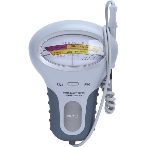Testeur portable 2 en 1 de qualité de l'eau : pH et taux de chlore (Cl2) pour piscine et spa (1/5)
