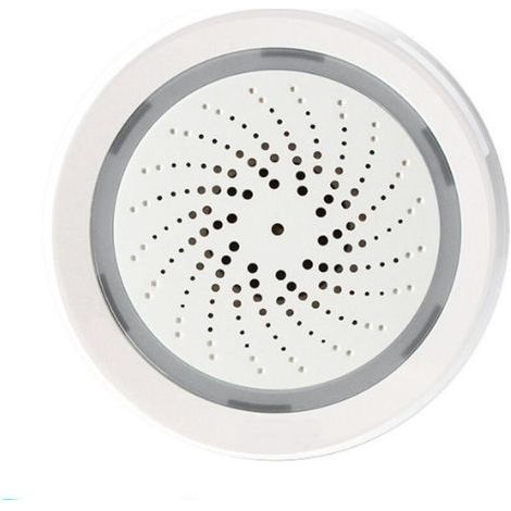 Alarme Intelligente Wi FI : sirène stroboscopique sans Fil avec Alarme sonore et Lumineuse, Son 100 DB, télécommande par Application, Connexion d'alarme avec appareils intelligents Tuya pour la (1/5)
