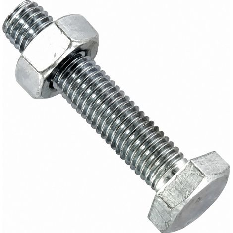 Bullone VYNEX esagonale 10x80 mm zincato confezione 4