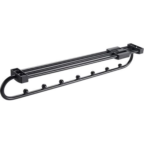 [JAMAIS UTILISÉ] Tringle à vêtements coulissante, tringle de garde-robe rétractable, étendoir à linge, support de rangement pour vêtements (425 mm) (1/4)