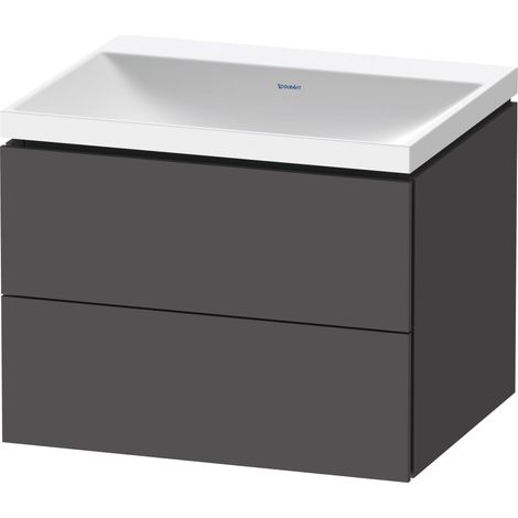 Duravit L-Cube c-shaped Ensemble suspendu, 2 tiroirs, sans (1/2)