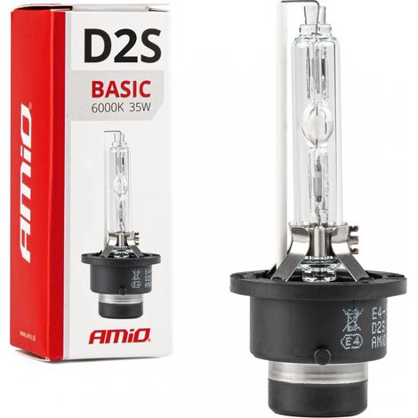 2 bombillas de xenón D2S 6000K homologadas E4, potentes y de larga duración. (1/3)