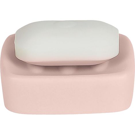 Porte Savon Céramique Retro Rose Pastel (1/3)