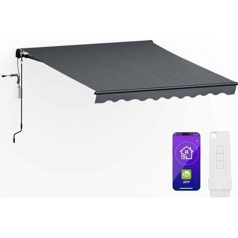 Blumfeldt CloudShade - Tenda parasole  Controllo smart  Protezione UV  Montaggio a parete