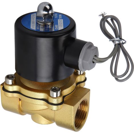 Électrovanne en laiton à réponse sensible, normalement fermée, pour équipements d'automatisation, 12 V CC (1/5)