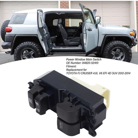 Interrupteur Maître Électrique Vitre 84820‑52410 pour TOYOTA FJ CRUISER 4.0L (2012‑2014) (1/5)