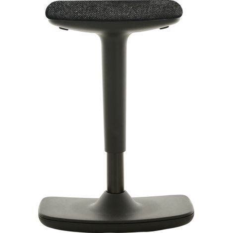 STIER Höhenverstellbarer Hocker mit Wippfunktion, Polster anthrazit (1/4)