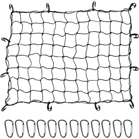Filet de chargement pour lit de camionnette, filet élastique pour petites et grandes charges plus serrées. (1/5)
