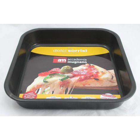 Teglia Forno Pizza Alta Antiaderente 25 x 25 cm (1/2)